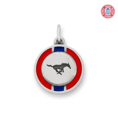 Enamel Southern Methodist University School Spirit Charm