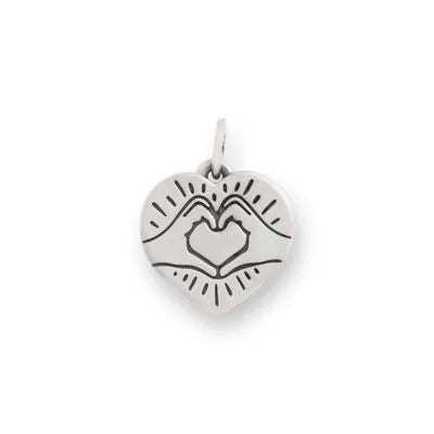 Heart Hands Charm