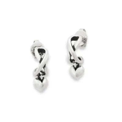 Delicate Infinite Love Hoops