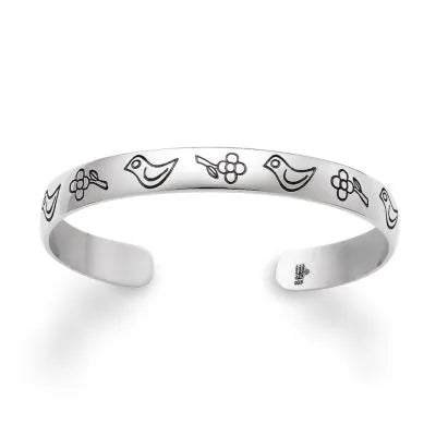 Child's Birds and Flowers Bracelet