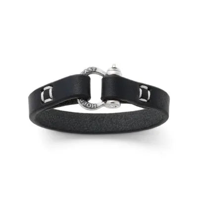 "Hold Fast" Leather Bracelet