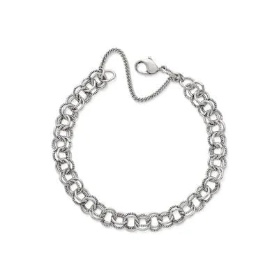 Double Link Charm Bracelet