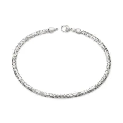 Rounded Herringbone Anklet