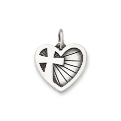 God's Light Heart Charm