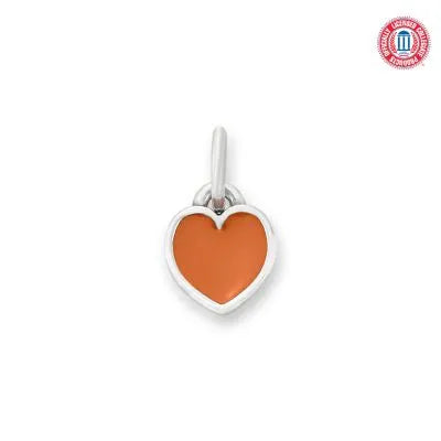 Enamel The University of Texas Connected Hearts Charm
