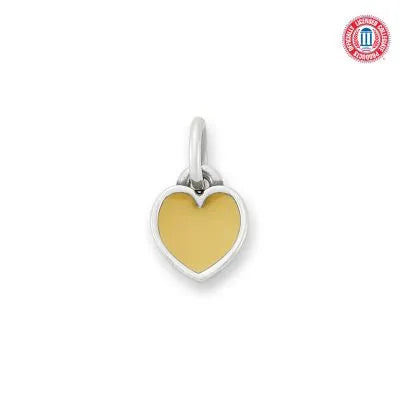 Enamel Georgia Tech Connected Hearts Charm