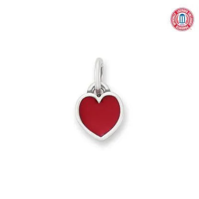 Enamel University of Arkansas Connected Hearts Charm