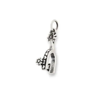Hearts and Flowers Spur Charm