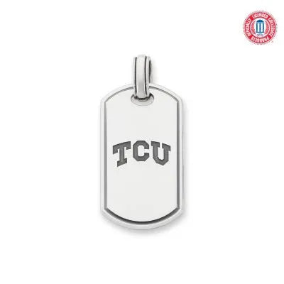 Texas Christian University Classic Tag Pendant