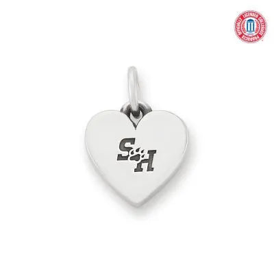 Sam Houston State University Small Heart Charm