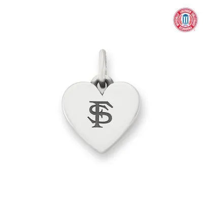 Florida State University Small Heart Charm