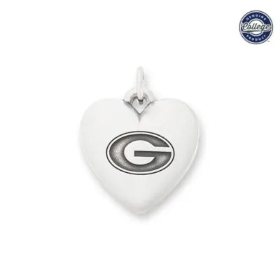 University of Georgia Classic Heart Charm