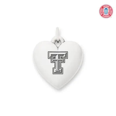 Texas Tech University Classic Heart Charm