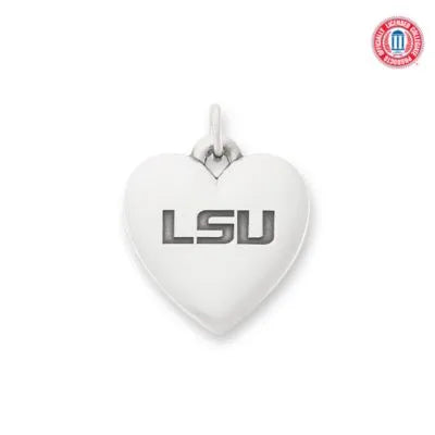 Louisiana State University Classic Heart Charm