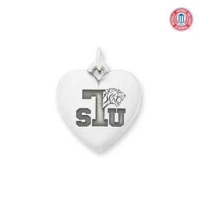 Texas Southern University Classic Heart Charm