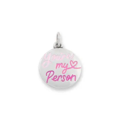 Enamel You're My Person Charm