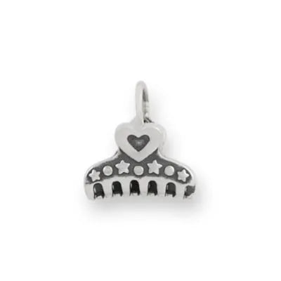 Heart Hair Clip Charm