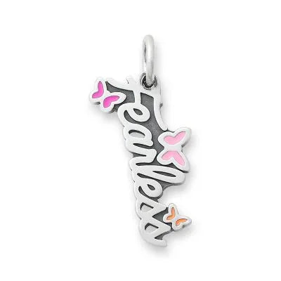 Enamel Fearless Charm