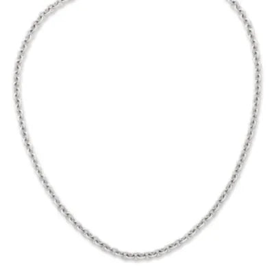 Extra Heavy Cable Charm Necklace