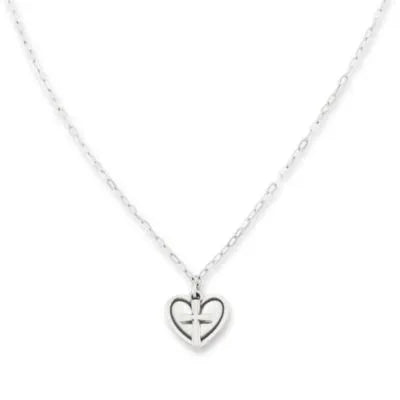 Heart and Cross Necklace