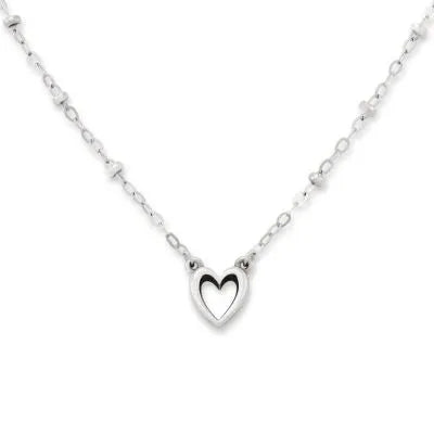 Delicate Heart Beaded Necklace