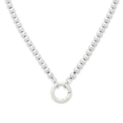 Beaded Chain Changeable Charm Necklace