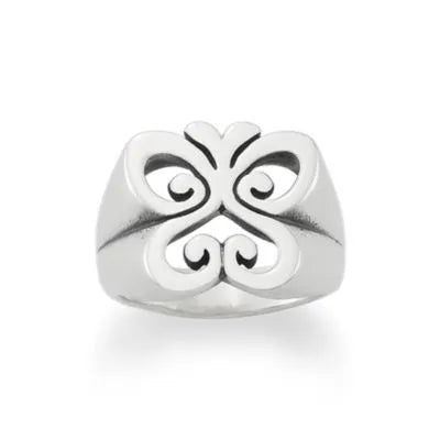 Pierced Spring Butterfly Ring